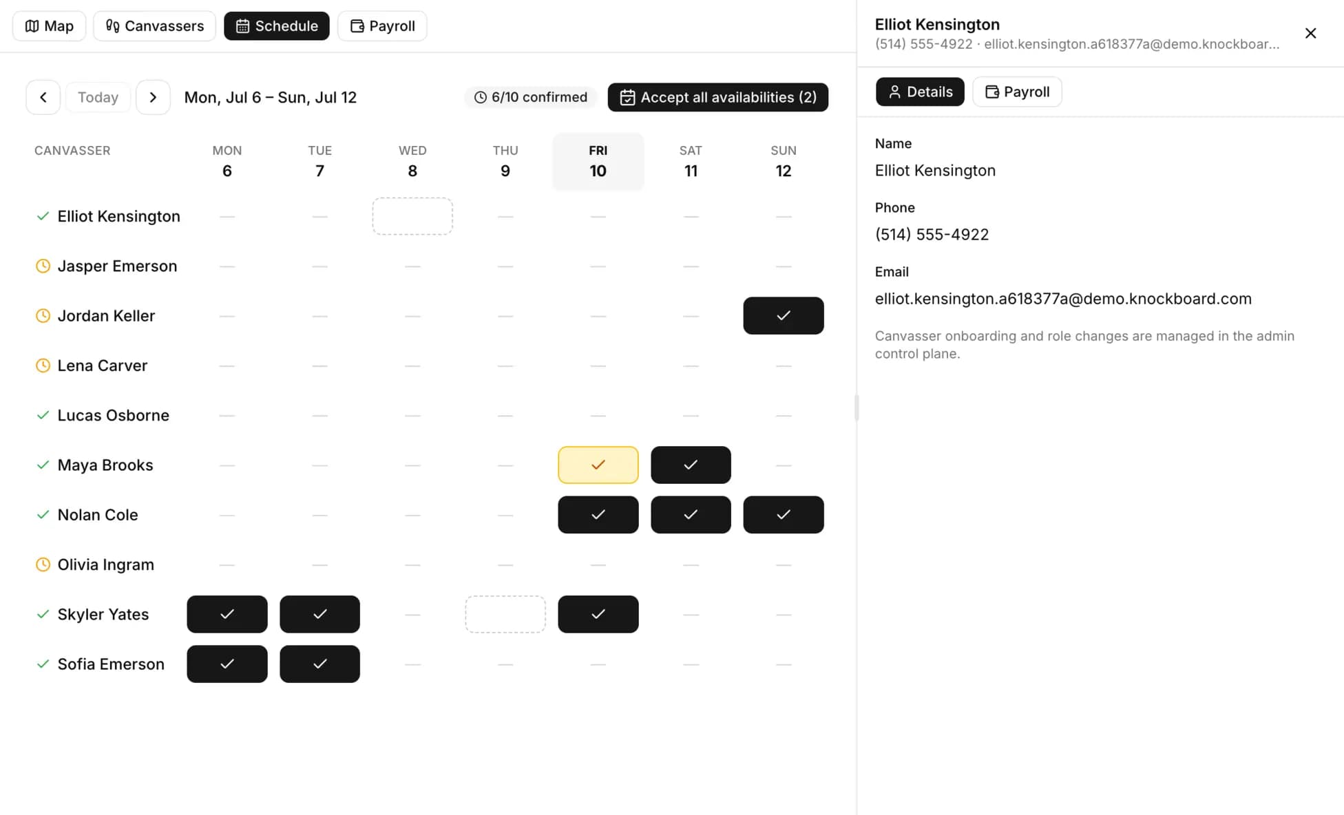 Crew scheduling